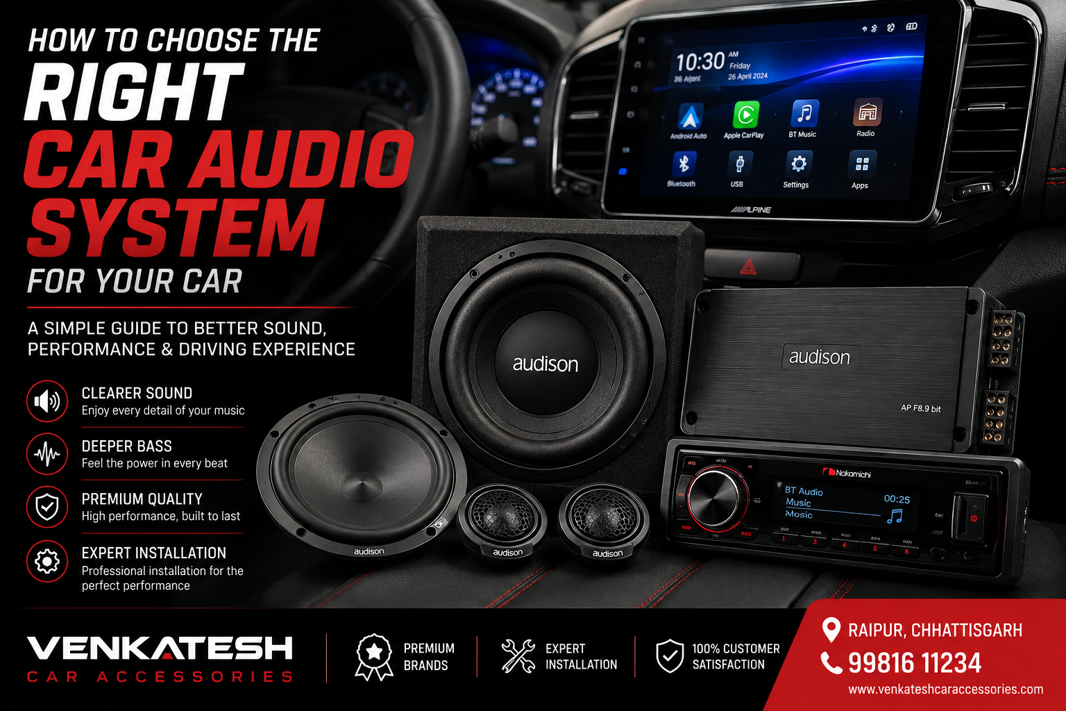 How to Choose the Right Car Audio System for Your Car